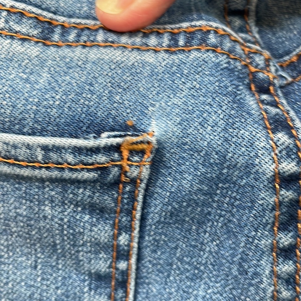 Talbots mid rise, straight leg jeans - size 2 long - Picture 3 of 5